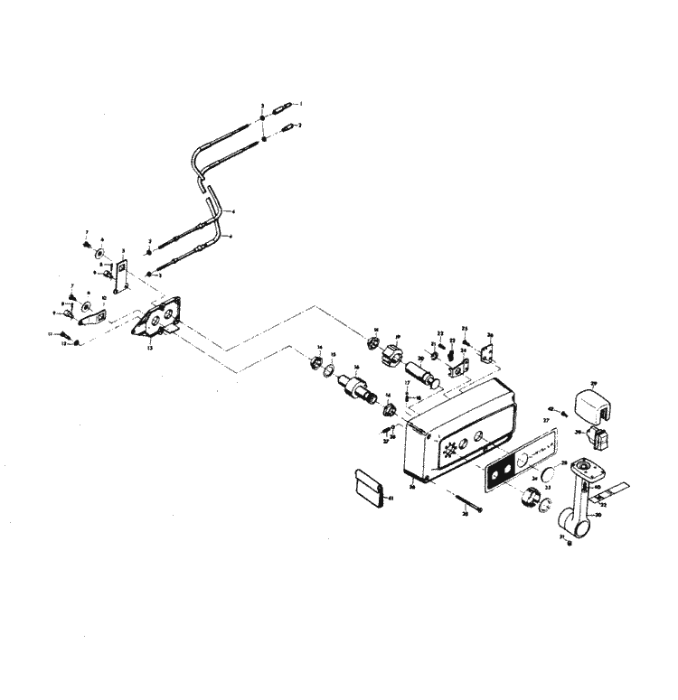 Chrysler 85 HP (1979) Remote Control Parts