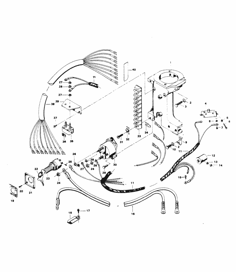 Chrysler 30 HP (1981) Electrical Components Parts