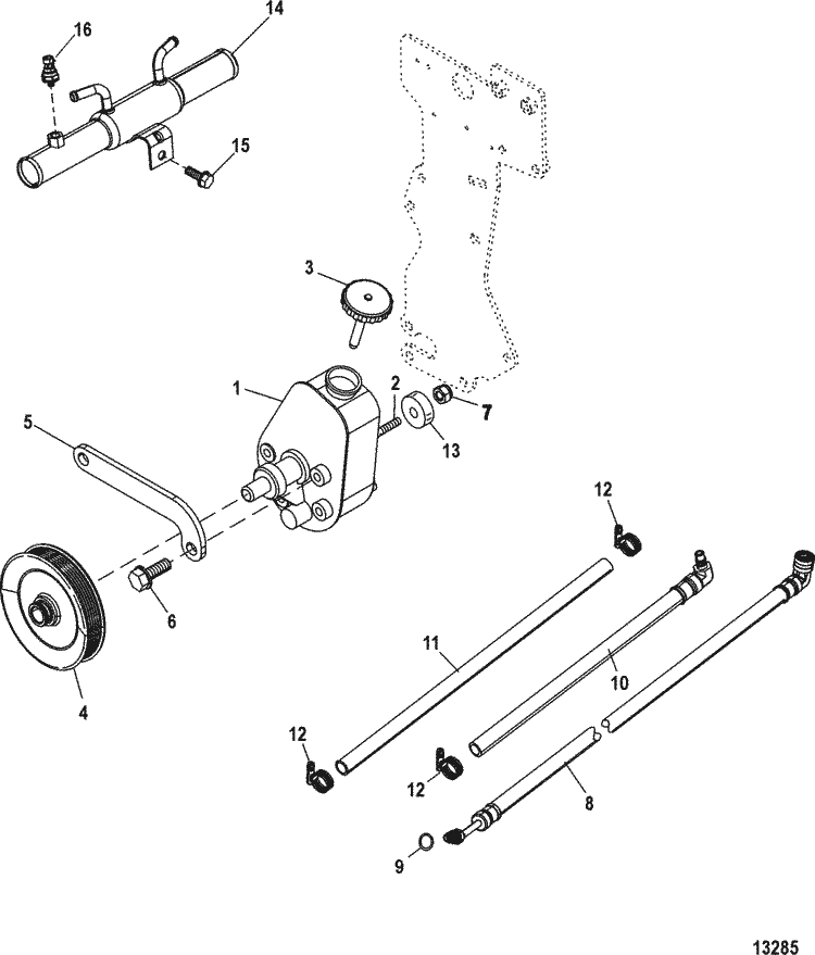 New Mercury Mercruiser Quicksilver Oem Part # 863820T 1 Cooler-P//S