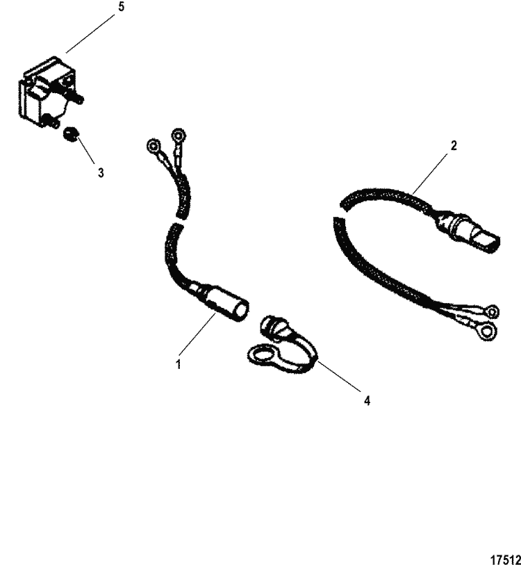 Mercury Marine Electrical Battery Charging Kit (62351A10) Parts