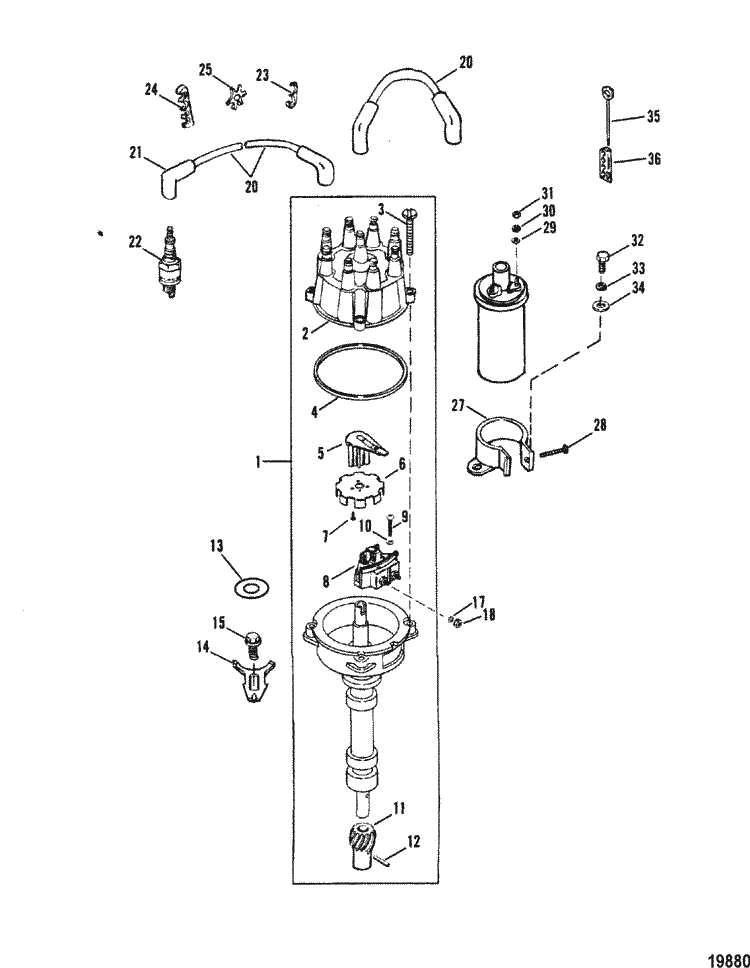 Mercruiser 5.7 Thunderbolt Ignition Wiring Diagram from www.marineengine.com