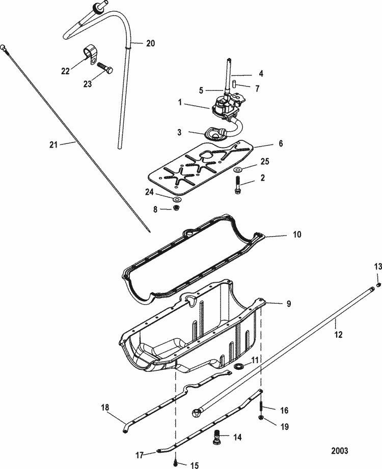 New Mercury Mercruiser Quicksilver Oem Part # 32-805505A 1 Hose Assy