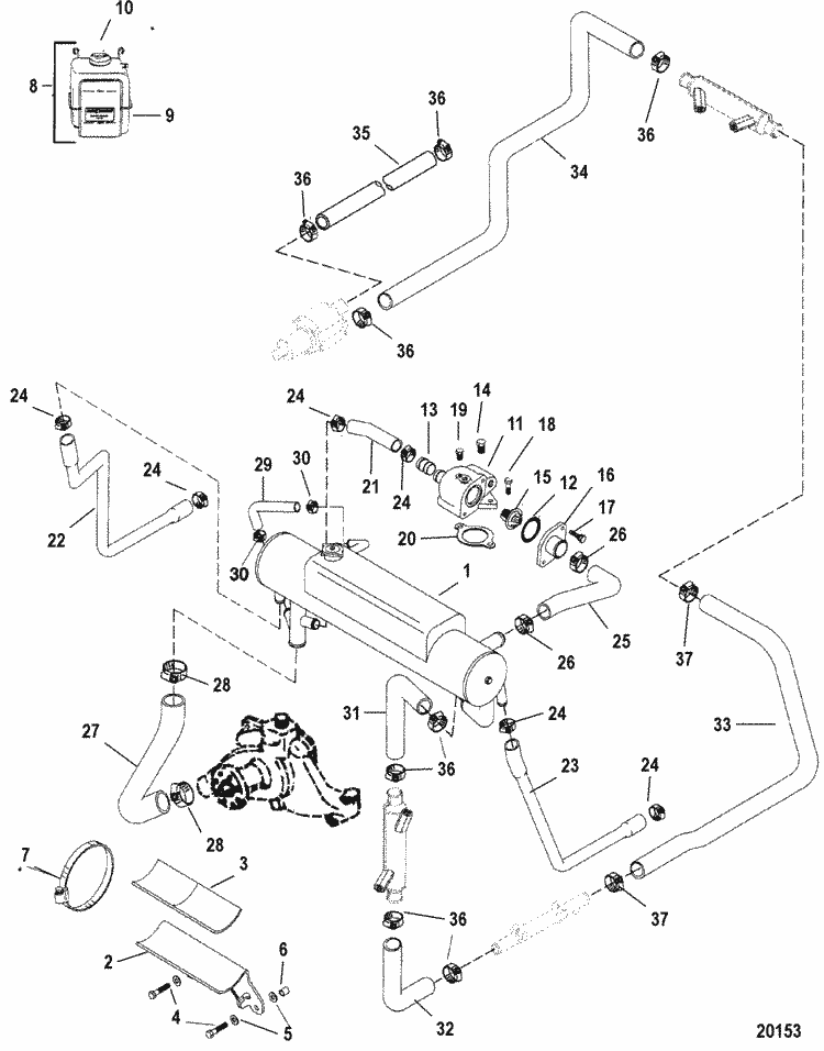 [DIAGRAM] 7 4 Mercruiser Engine Cooling Diagram