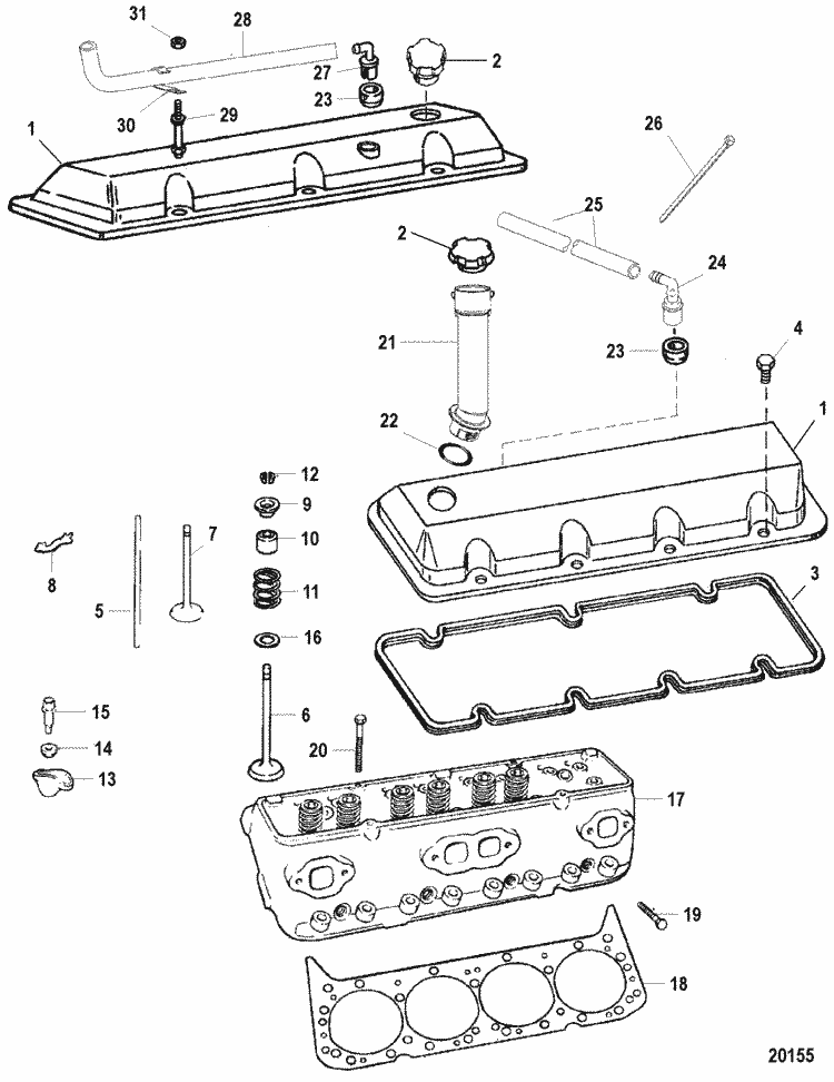 [DIAGRAM] 1988 Mercruiser 454 Engine Exploded View Diagram MYDIAGRAM