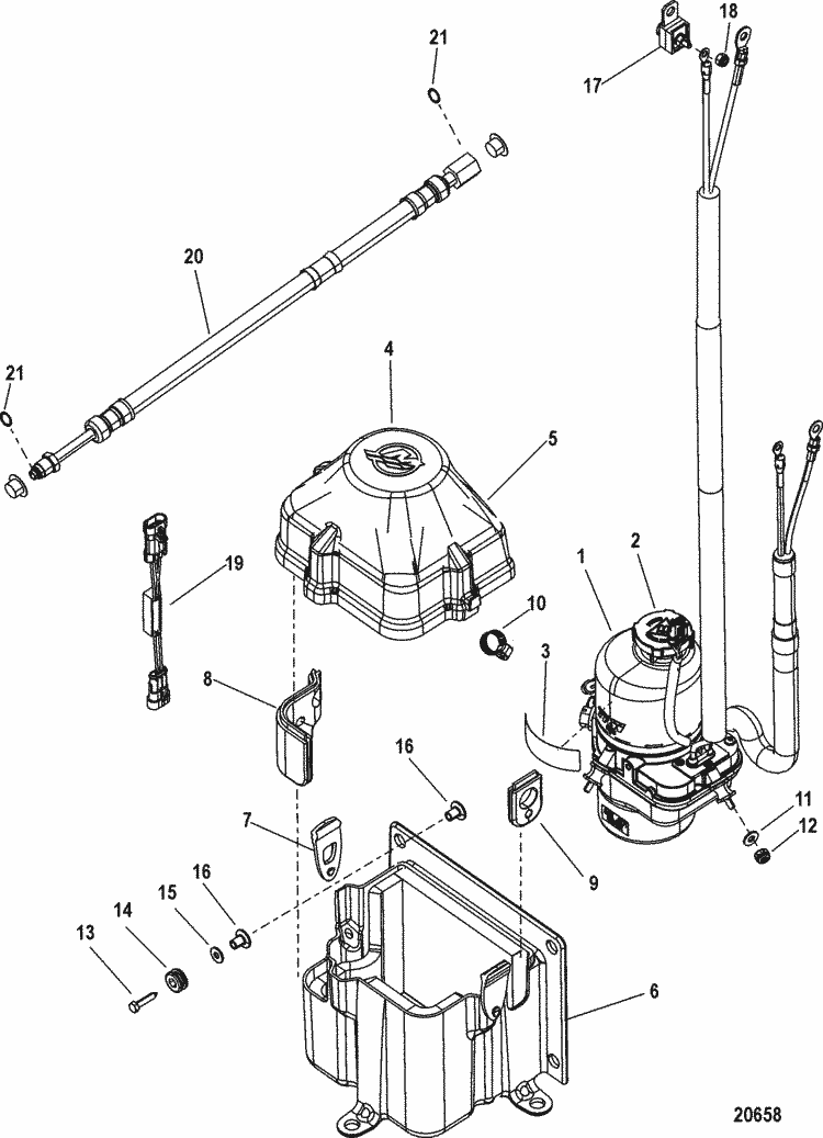 Mariner 200 HP Verado (4-Stroke) (6 Cylinder) Pump Kit - Power Steering