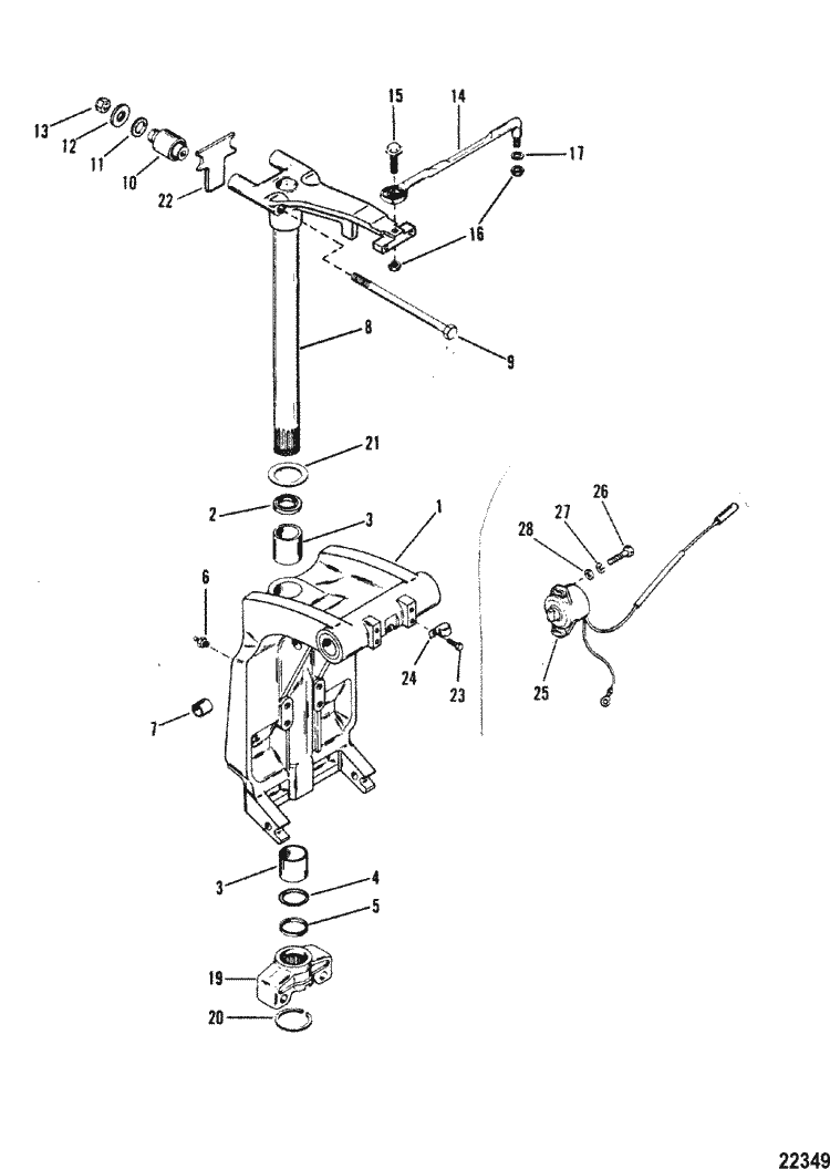 Mercury Outboard Steering Cable Diagram Wiring Diagram Database