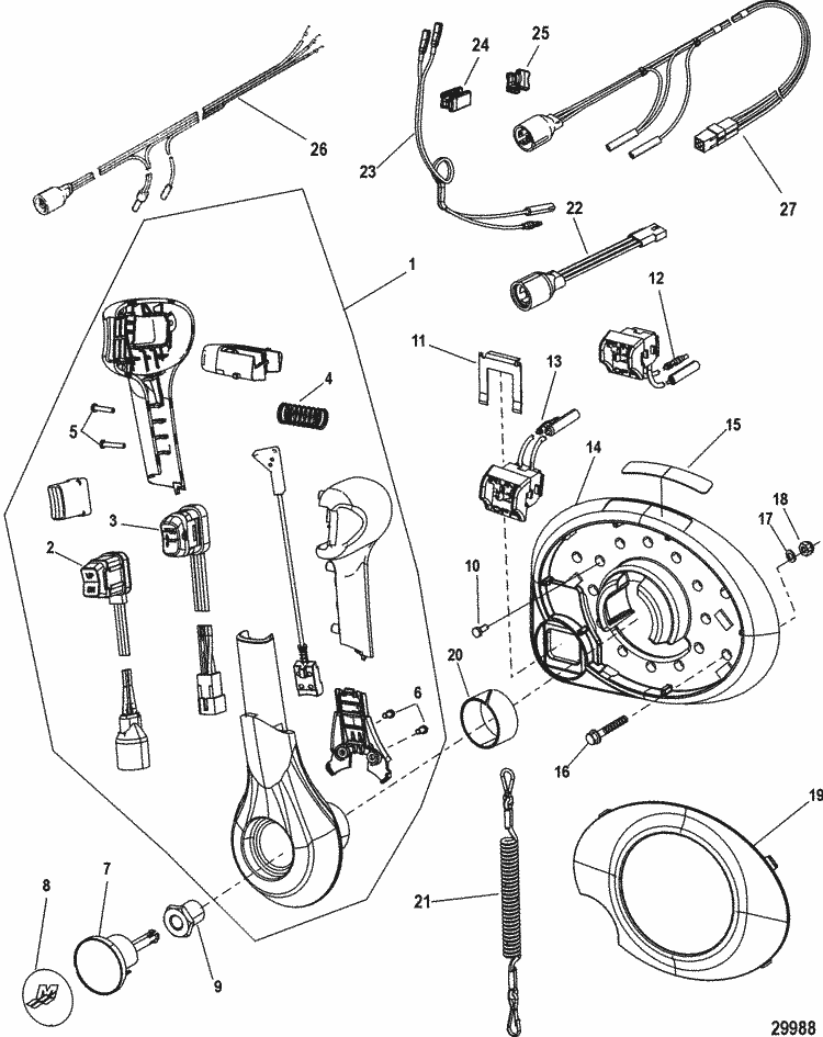 Mercury Marine Remote Controls U0026 Components Remote Control