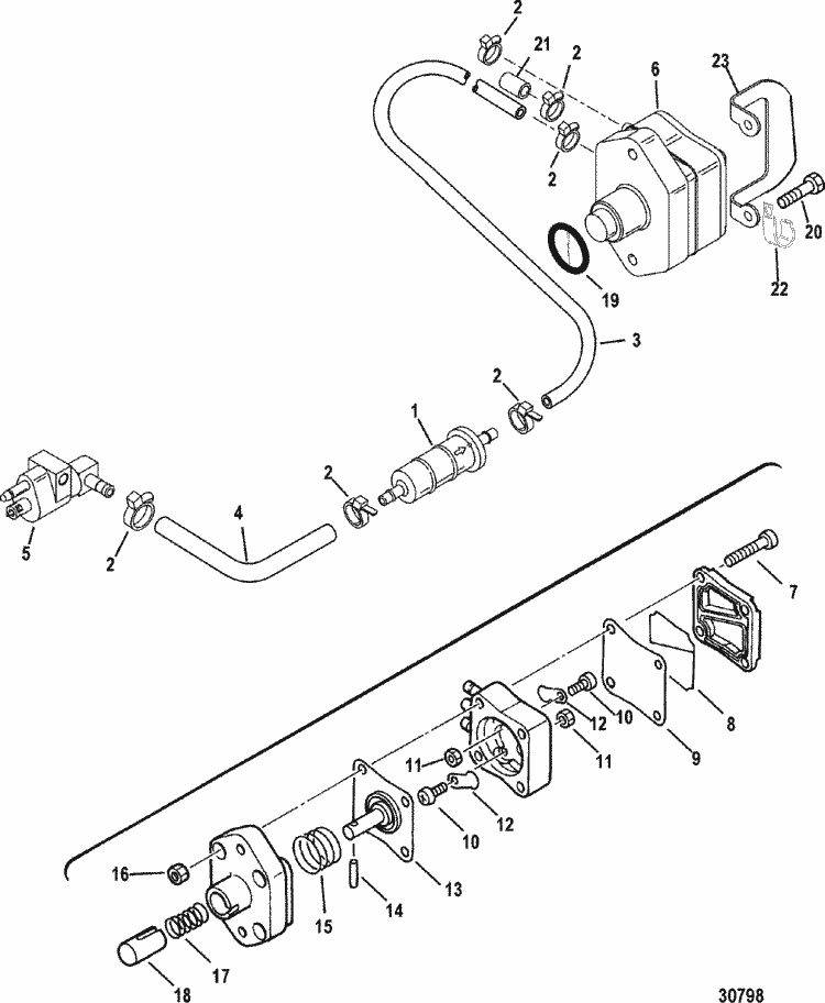 35 Hp Mercury Outboard Fuel Filter Location