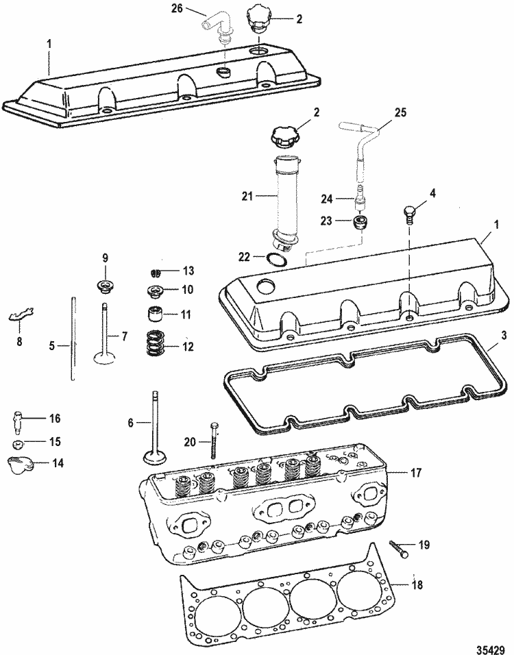 New Mercury Mercruiser Quicksilver Oem Part # 10-811589 Screw