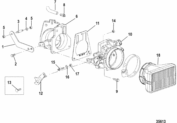 New Mercury Mercruiser Quicksilver OEM Part # 27-861518 1 GASKET