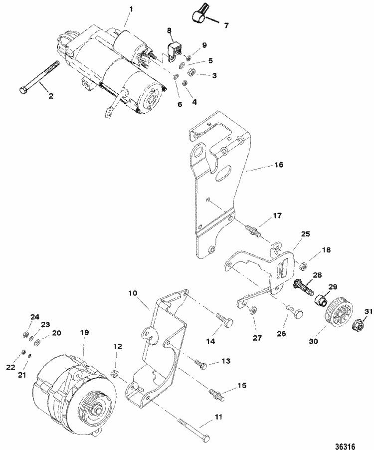 MerCruiser 502 Mag MPI Bravo (Gen. VI) GM 502 V-8 1998 ... mag light diagram breakdown 