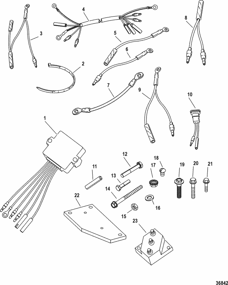 Mercury Marine Electrical Voltage Regulator Kit (815279A 4) Parts