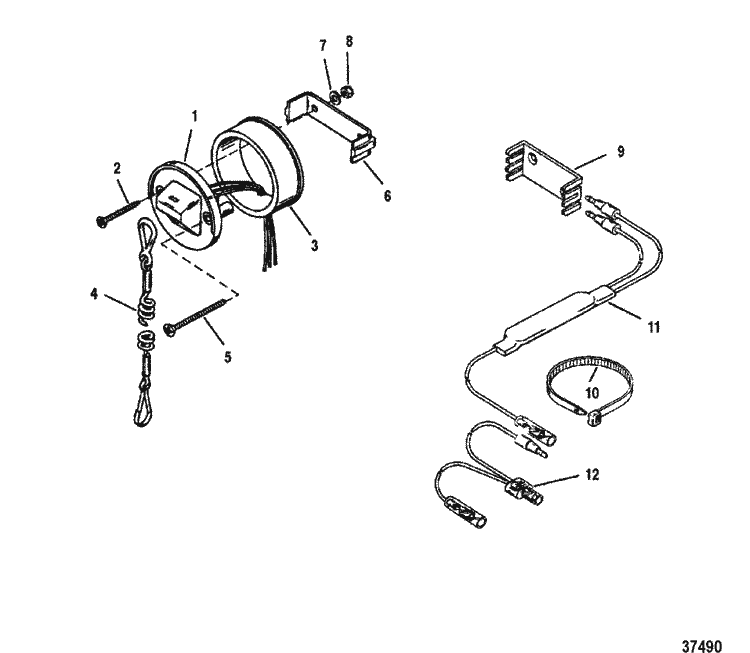 Mercury Marine V200 HP (EFI) Instrumentation Parts