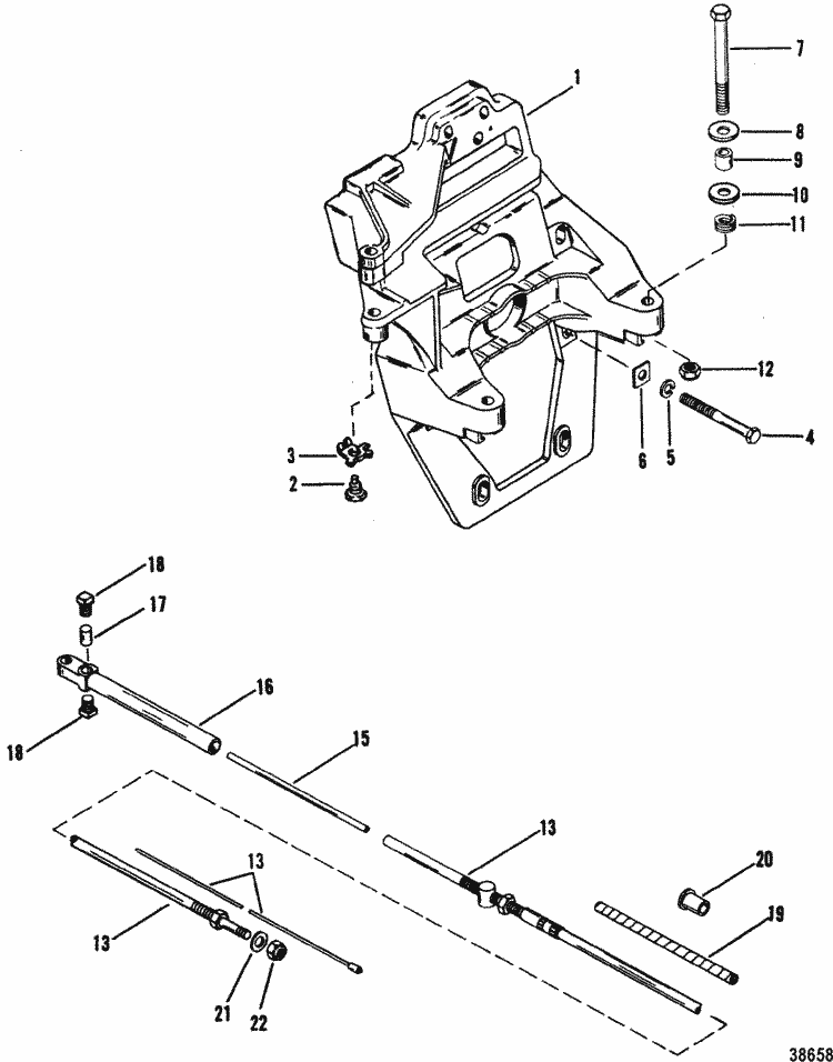 Mercruiser Shift Cable Adjustment Diagram