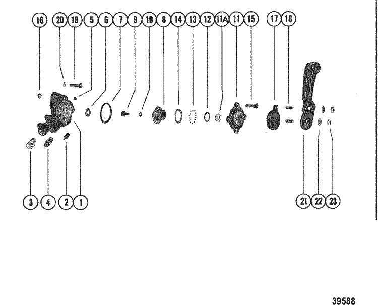 MerCruiser 898 1978-1982 Reverse Lock Valve Assembly (In-line