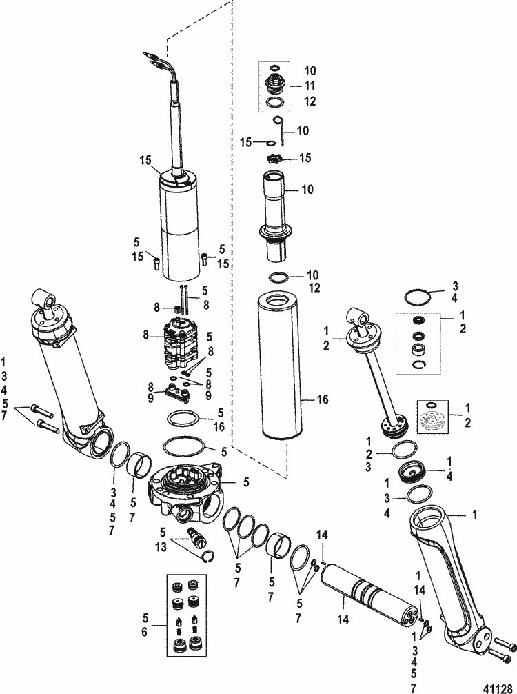 Mercury Marine 300 HP Verado (4-Stroke) (6 Cylinder) Power ... verado engine diagram 