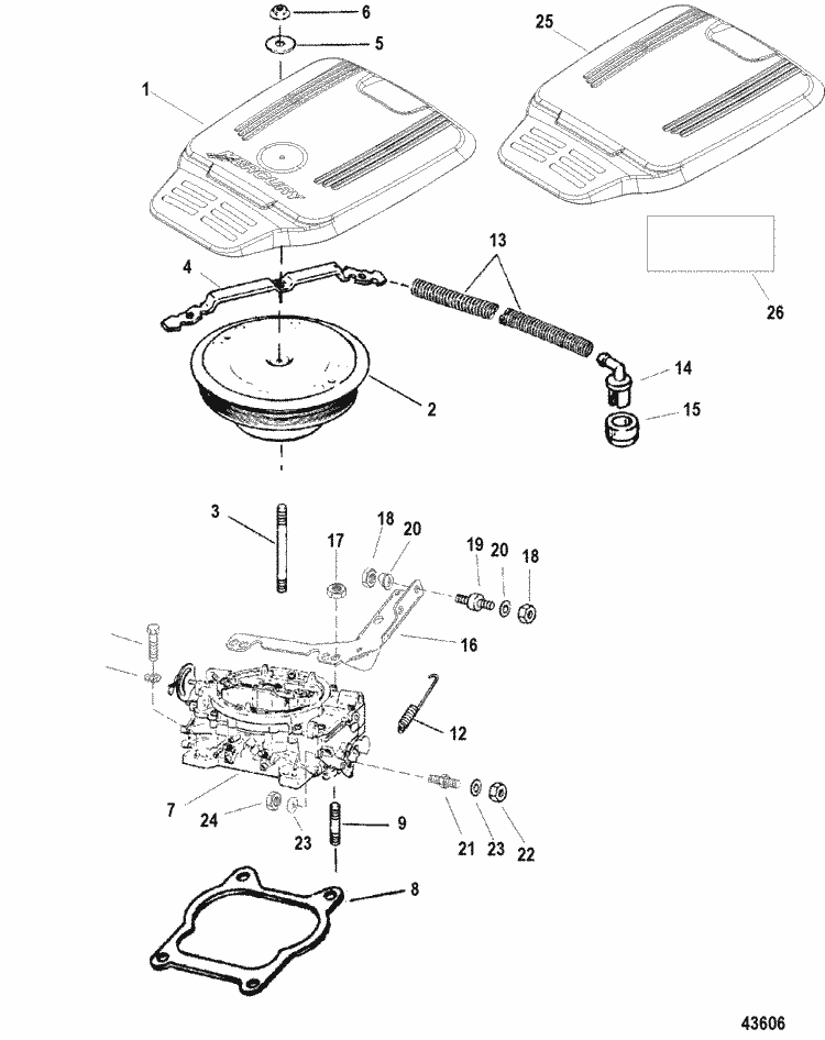 MerCruiser 4.3L (Gen+) (4Barrel) Reman Carburetor ...