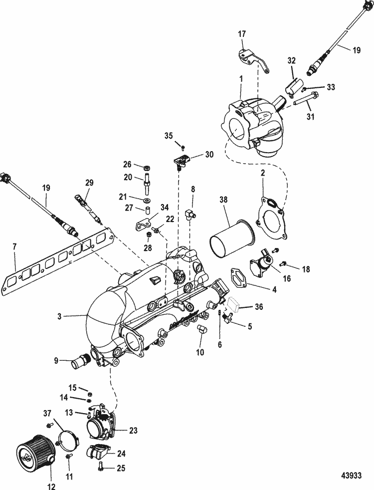 mercruiser throttle diagram mercruiser 3 0l mpi ec intake exhaust manifold mercruiser throttle diagram mercruiser 3 0l mpi ec intake exhaust manifold