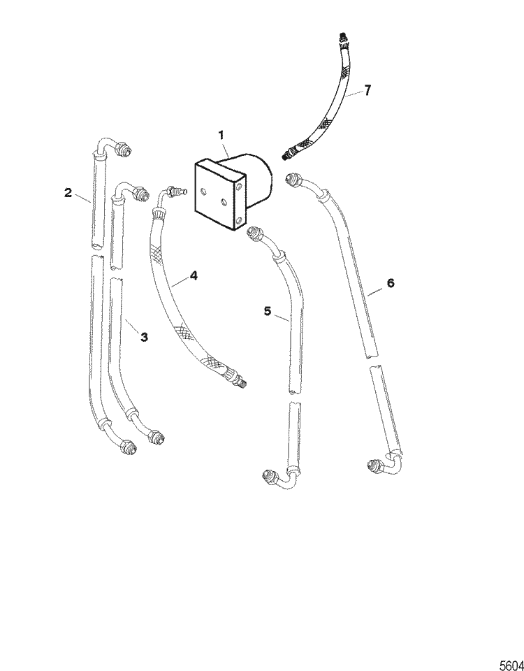 MerCruiser Race Engine & Drive SSM SIX Connector Block & Hydraulic