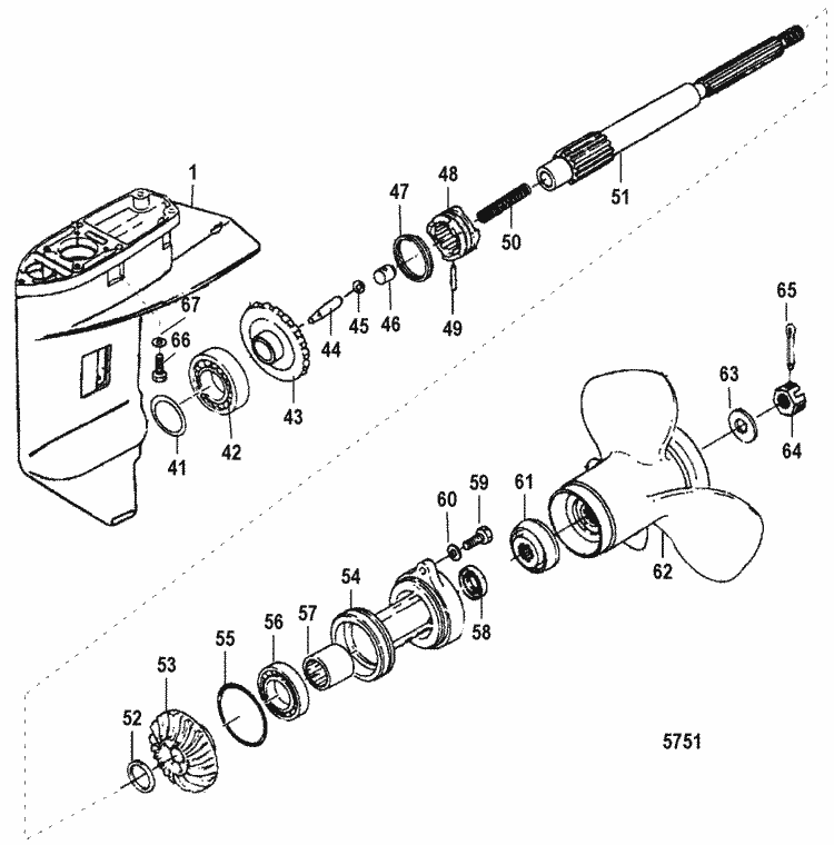 25 HP Mercury Outboard Parts List And Diagram