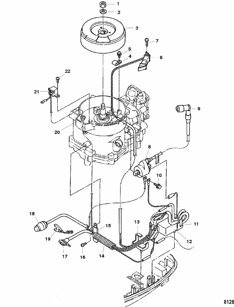 Mercury Marine 4 HP (4-Stroke) Electrical Components Parts