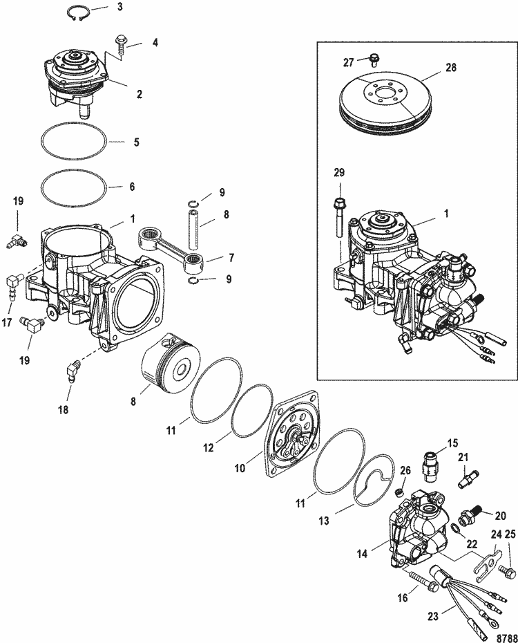 Engine section