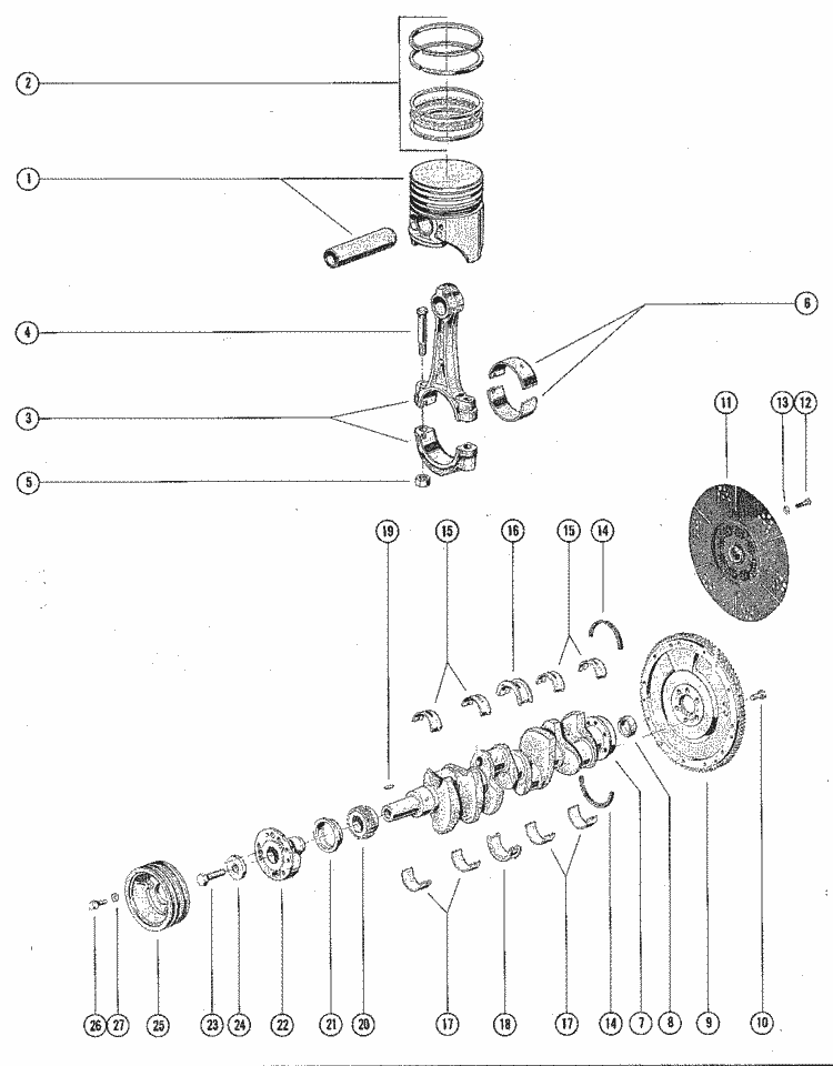1972 Ford 302 crankshaft #9