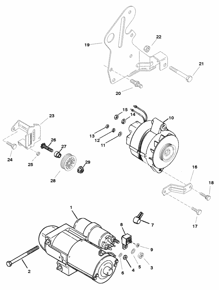 MerCruiser 5.7L EFI (Gen+) Repower Plus GM 350 V8 Starter Motor