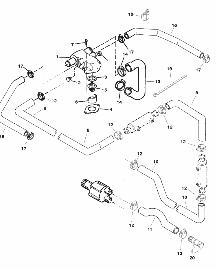 [DIAGRAM] 7 4 Mercruiser Engine Cooling Diagram