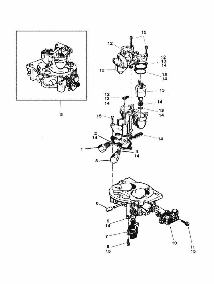 MerCruiser 7.4L TBI MIE (LH) Gen. VI GM 454 V-8 1996-1997 ... gm vacuum diagrams 