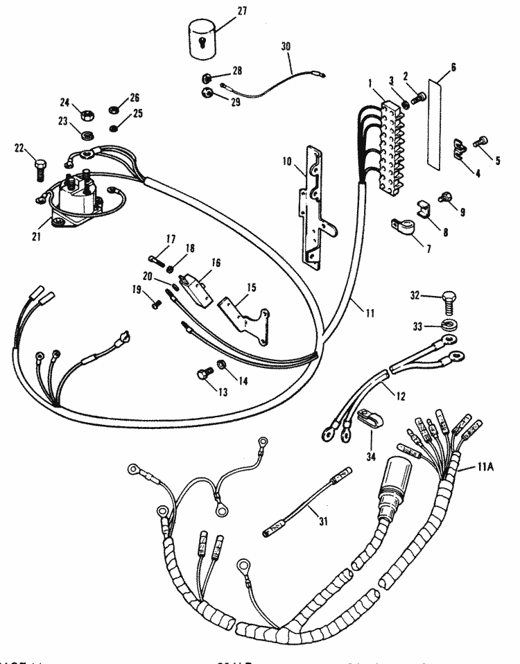 Force 90 HP (1991-1992) Electrical Components Parts