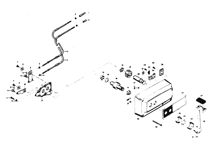 Force 85 HP (1984) Remote Control Parts