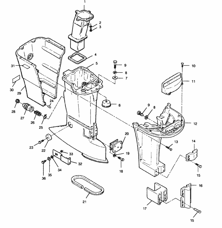 Engine section
