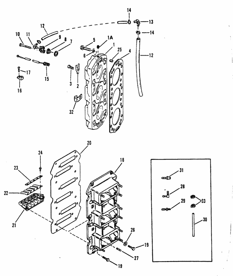 Mercury Mariner Racing Mercury Mariner 2.5L (Carburetor) Reed Block
