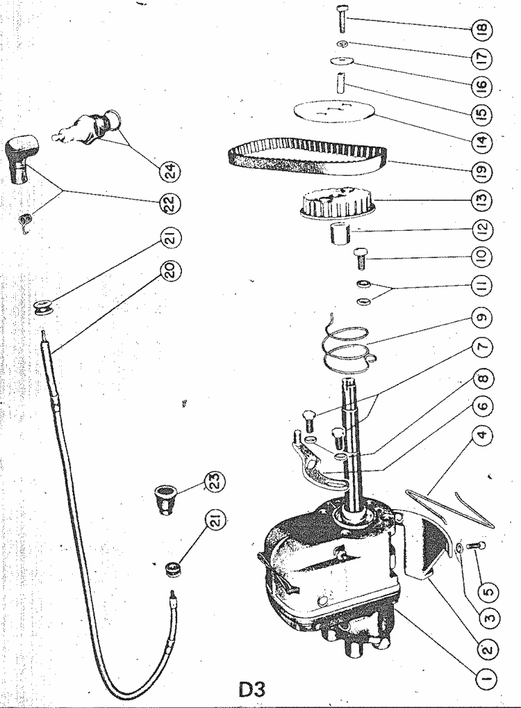 mercury mark \u0026 kiekhaefer mark 40, kg9, kf9 magneto (external partsExternal Engine Diagram Mercury #11