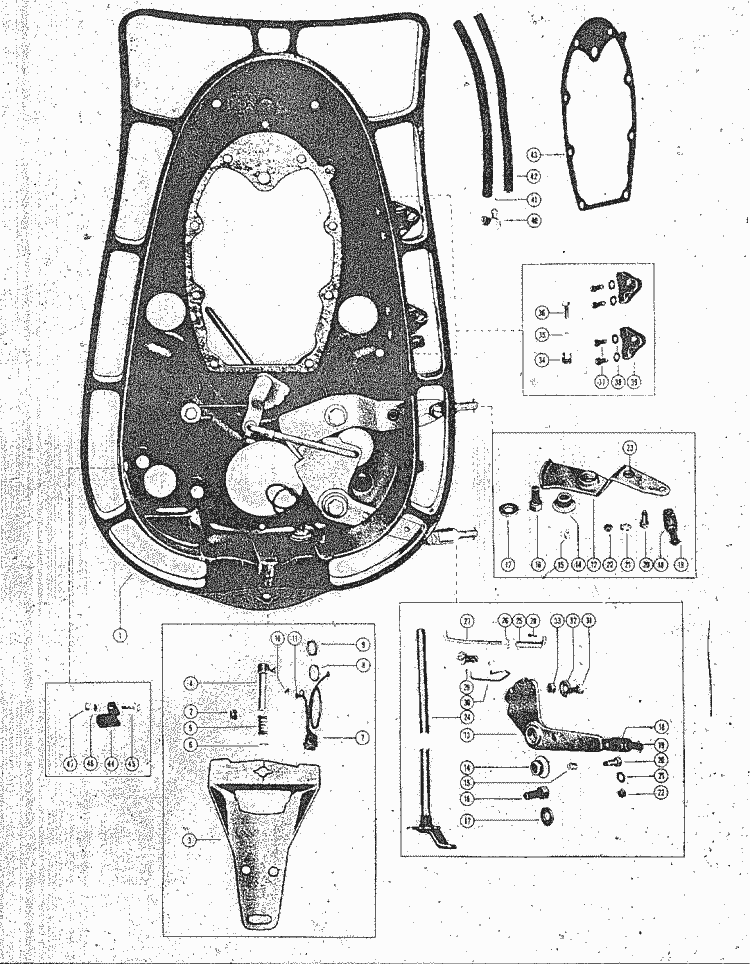 mercury mark & kiekhaefer mark 55, 55e bottom cowl assembly parts mercury mark & kiekhaefer mark 55, 55e bottom cowl assembly parts, Wiring diagram