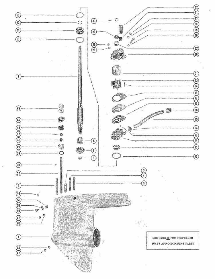 31273A 1 Mercury Water Pump Body Assembly
