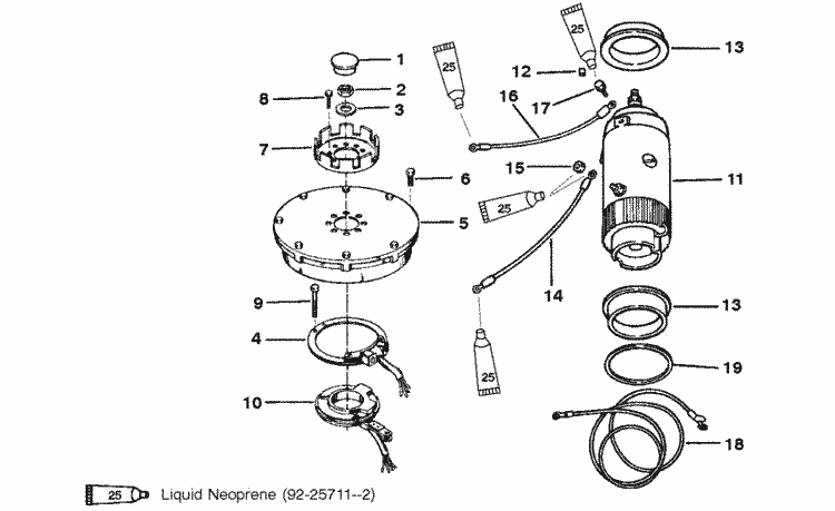 The ROP Shop 398858404T4 Outboard Boat Engines Stator for Mercury & Mercruiser 398-858404T4