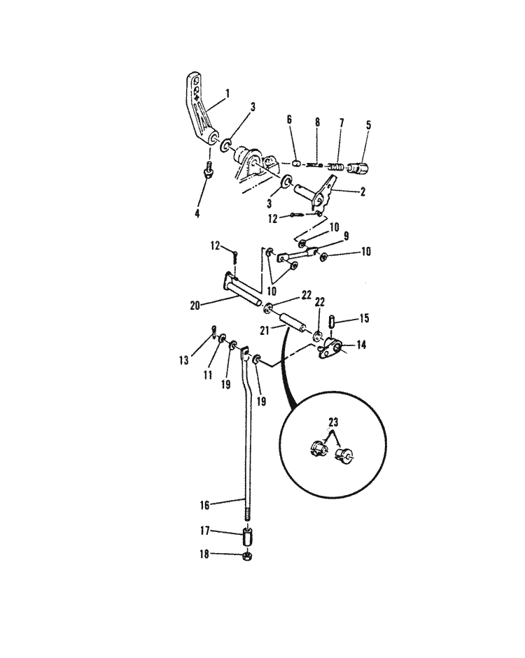 Mariner W25 (M) Gear Shift Linkage Parts