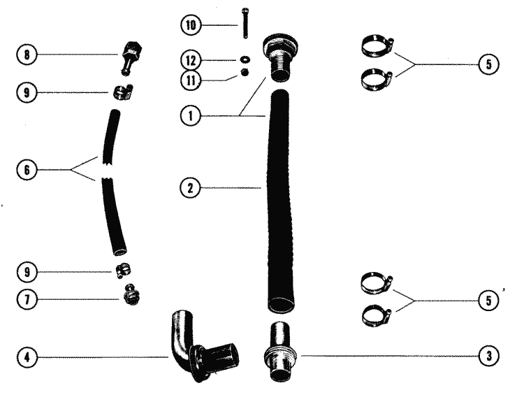 Mercury Marine Fuel / Oil Tanks, Lines, Filter Kits & Corrosion Fuel