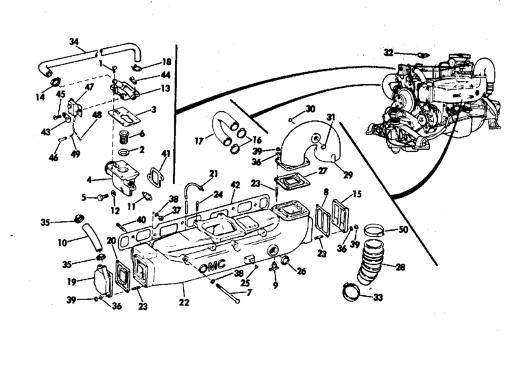 Wiring Manual PDF: 165 Hp Mercruiser Engine Diagram