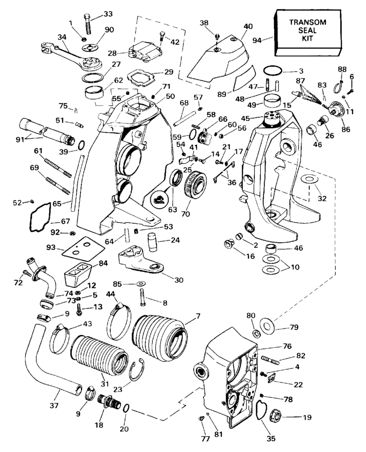 Yamaha sterndrive parts diagram