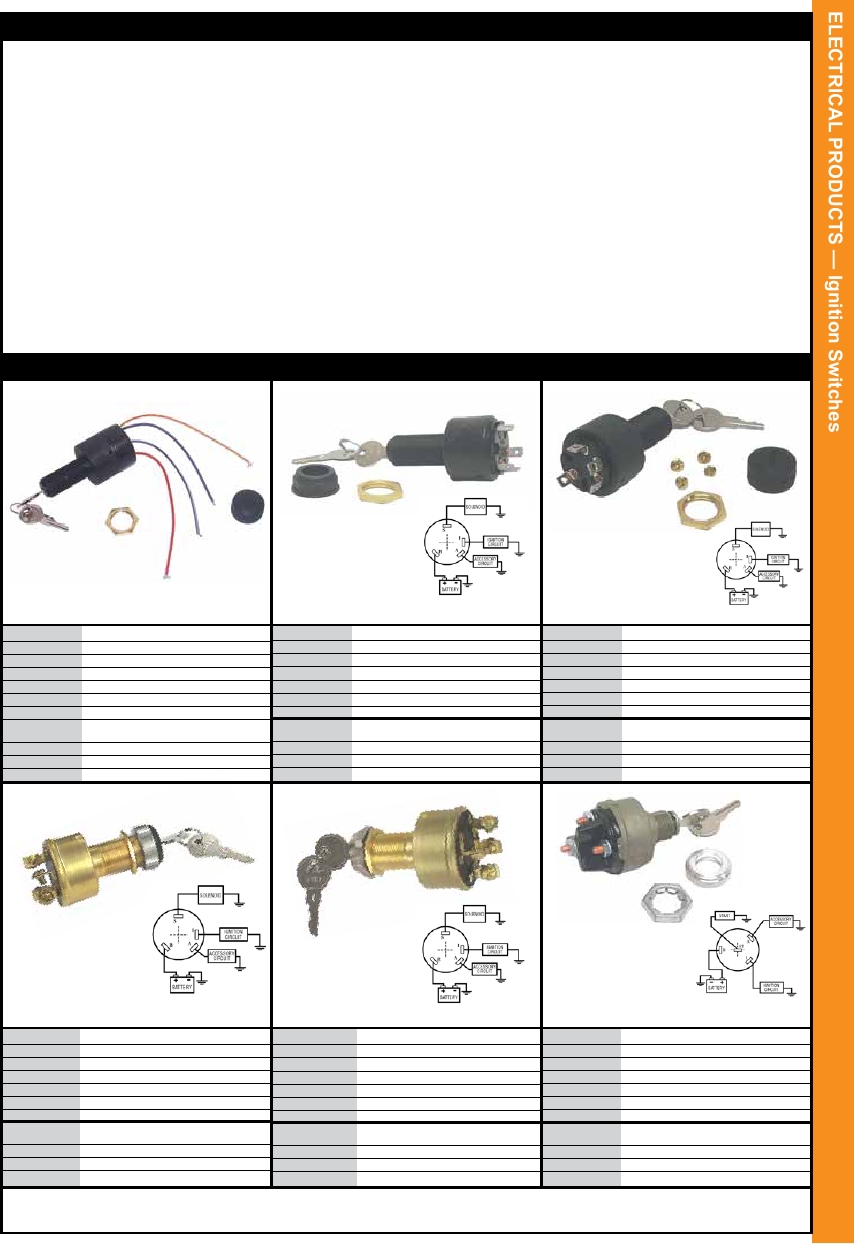 Sierra International MP41020 Brass 4-Position Conventional Off-Run-Start Switch with Terminal Type 4 Screw Tab Sierra International MP41020 Brass 4-Position Conventional Off-Run-Start Switch with Terminal Type 4 Screw Tab