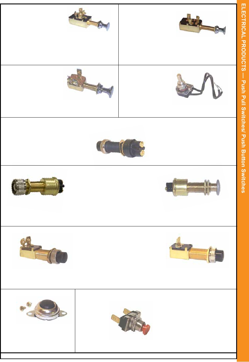 2-5//8/" L 1 New Momentary Push-button Switch sierra Mp39300 Chrome plated brass