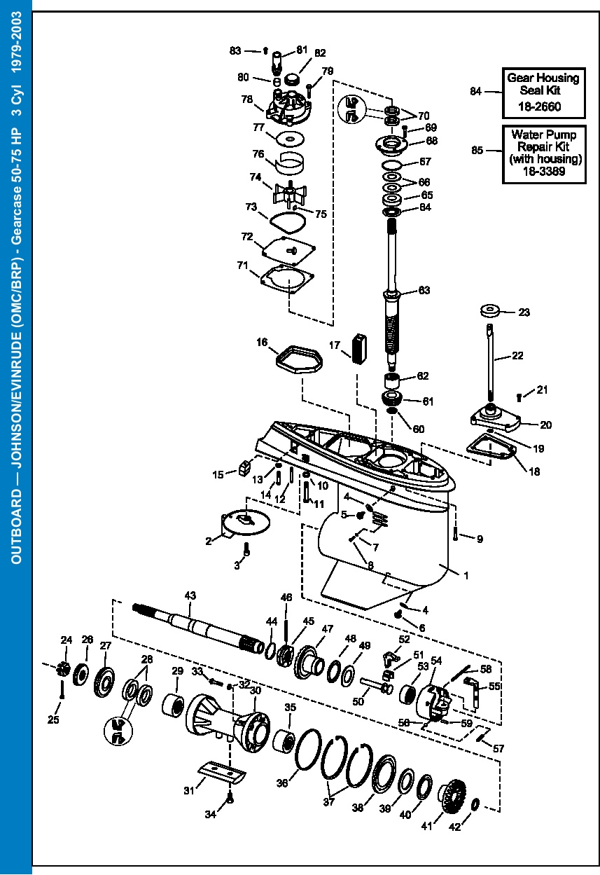 Johnson Evinrude Sierra Marine Parts Catalog Page 270 of 1012