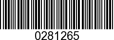 0281265 - L/P  112.95