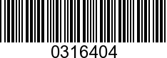 0316404 - L/P  167.90