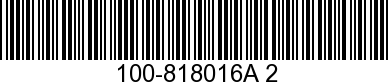 100-818016A 2 - COVER KIT          NLA