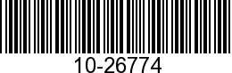 10-26774 - SCREW              - Replaced by 10-46923