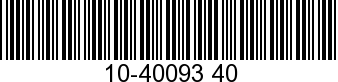 10-40093 40 - SCREW              - Replaced by 10-821045 40
